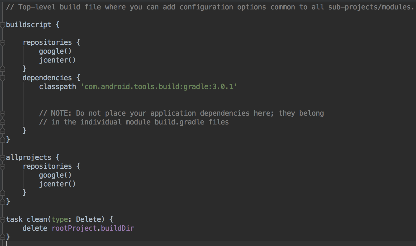 project grobal build.gradle